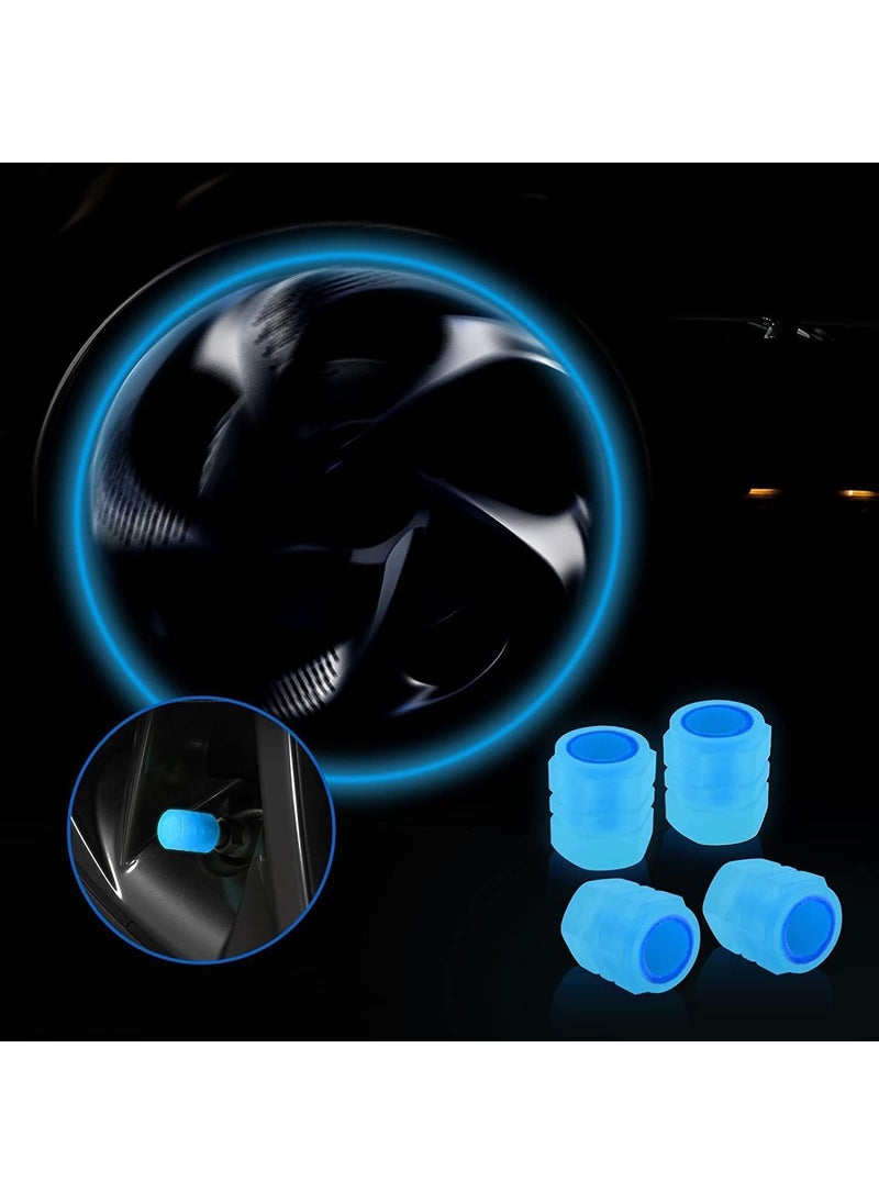 Cloudzy Cloudzy Car Washer with Car Tire Valve Cap 4 Pcs Power Washer Gun with Accessories Universal Fluorescent Tire Valve Caps for Cars and Bikes  - Image 2