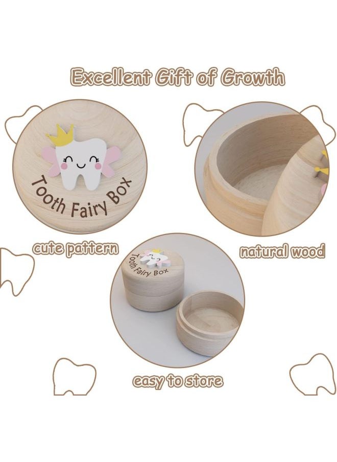 Generic Wooden Kidsren's Deciduous Tooth Box For Boys And Girls, Tooth Loss Hair Box, Baby Hair Tooth Collection, Commemorative Storage Box-Color:Style ⑦-Specification:5*3.5cm  - Image 5