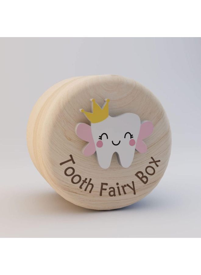 Generic Wooden Kidsren's Deciduous Tooth Box For Boys And Girls, Tooth Loss Hair Box, Baby Hair Tooth Collection, Commemorative Storage Box-Color:Style ⑦-Specification:5*3.5cm  - Image 3