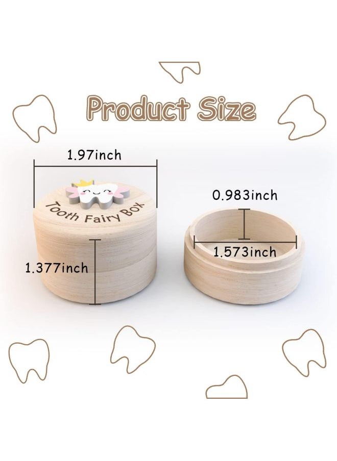 Generic Wooden Kidsren's Deciduous Tooth Box For Boys And Girls, Tooth Loss Hair Box, Baby Hair Tooth Collection, Commemorative Storage Box-Color:Style ⑦-Specification:5*3.5cm  - Image 4