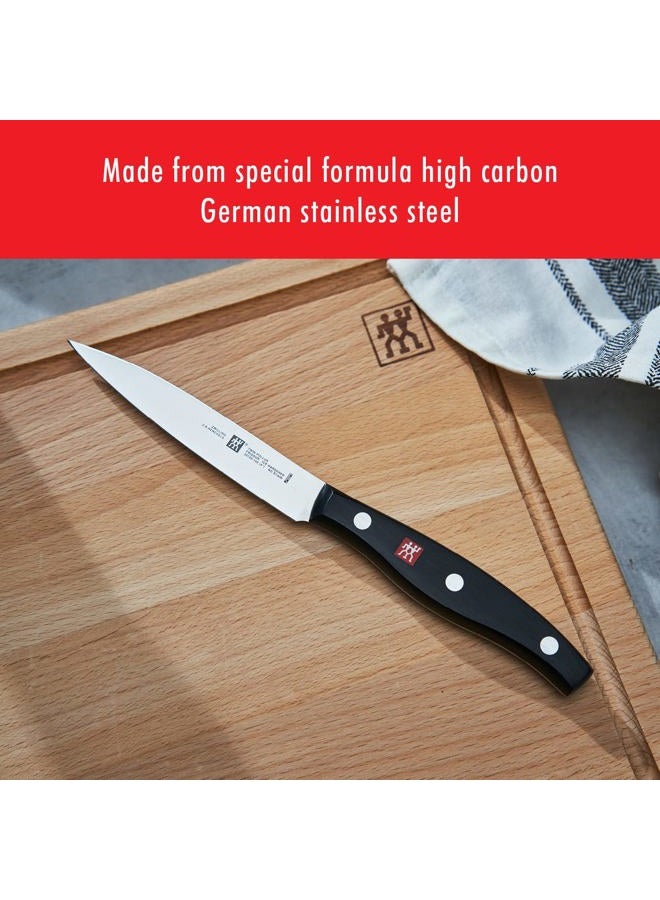 Zwilling HENCKELS Zwilling J.A. Twin Signature German Chef Knife, Paring Knife, 4 Inch, Stainless Steel Knife, Black - Image 3