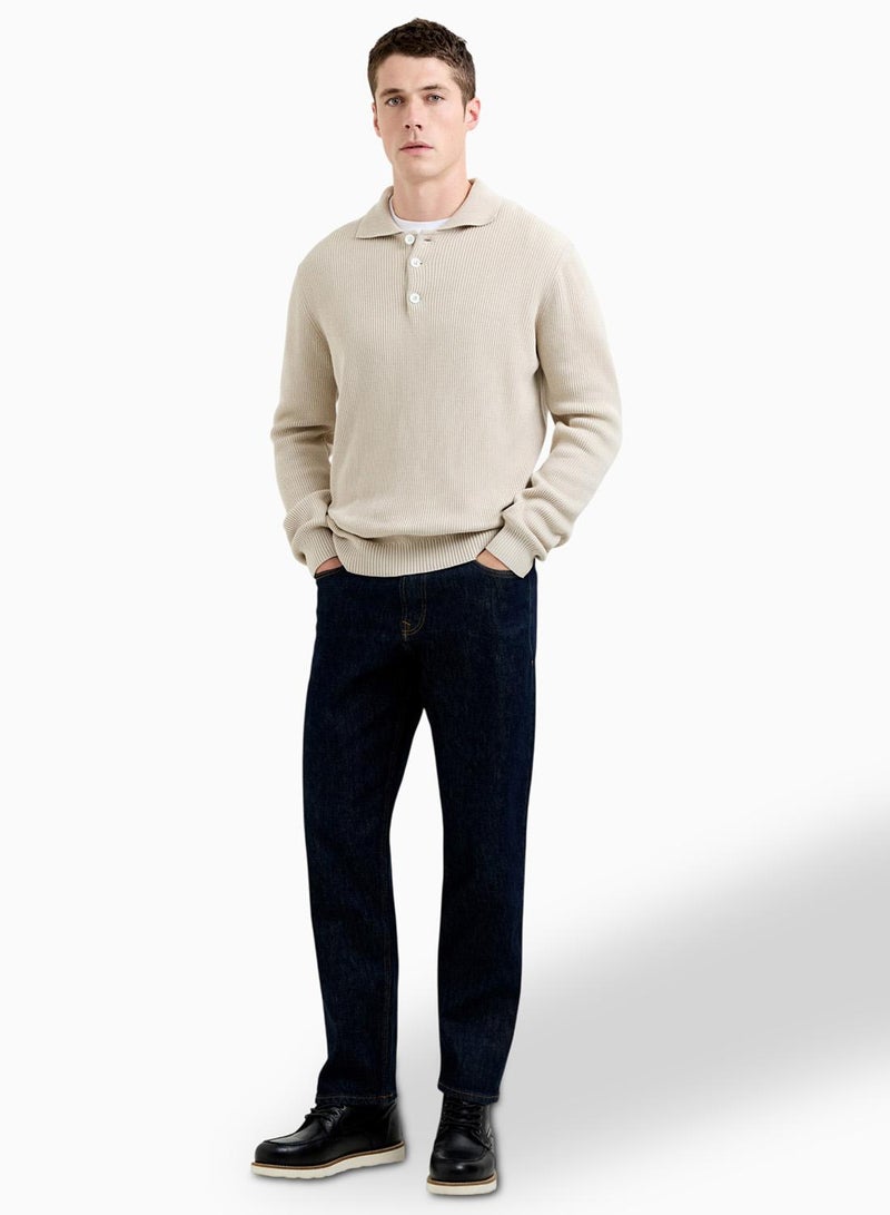 French Connection Heavy Knited Polo - Image 4