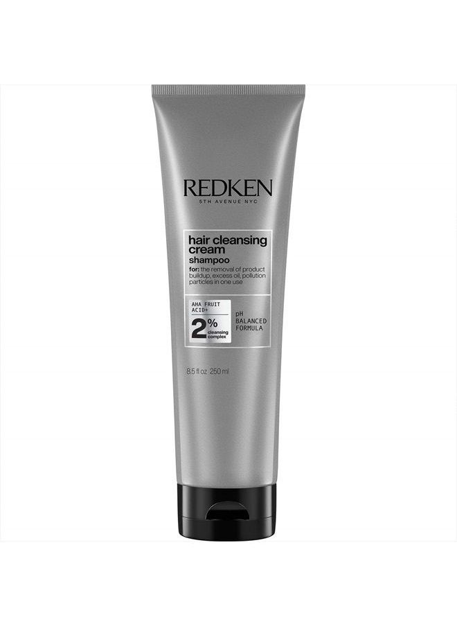 REDKEN - Redken Detox Hair Cleansing Cream Clarifying Shampoo | For All Hair Types | Removes Buildup & Strengthens Cuticle | 8.5 Fl Oz - Image 1