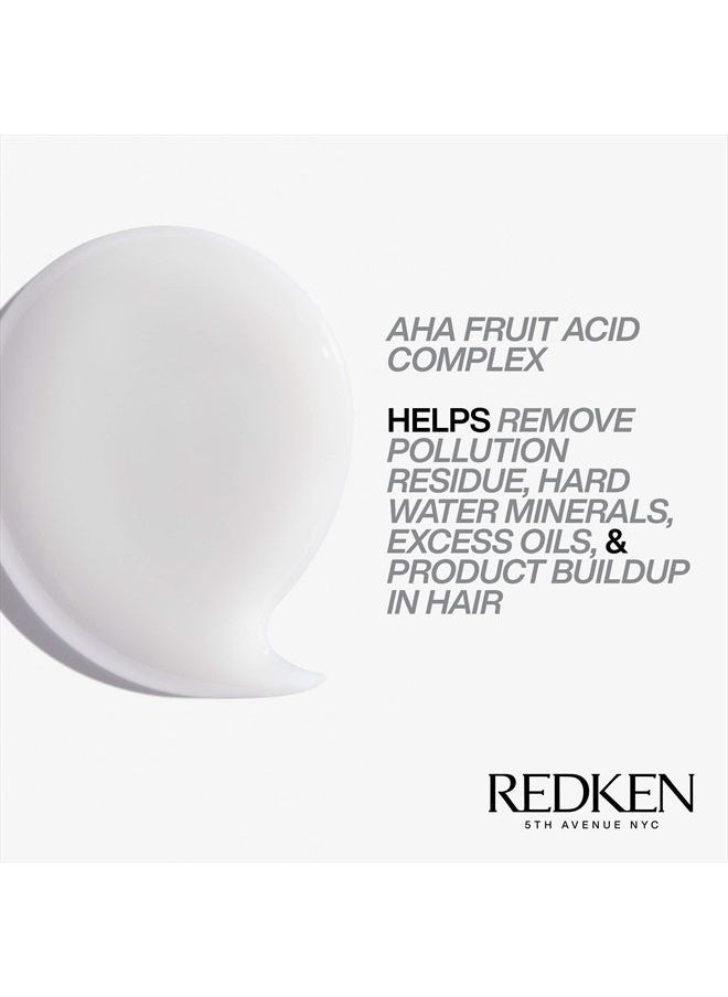 REDKEN - Redken Detox Hair Cleansing Cream Clarifying Shampoo | For All Hair Types | Removes Buildup & Strengthens Cuticle | 8.5 Fl Oz - Image 1