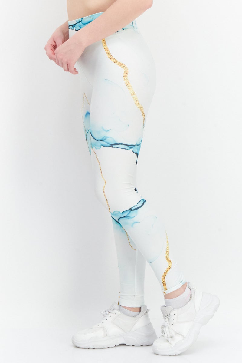 Ryder Act Women Allover Printed Leggings, Multicolor - Image 3