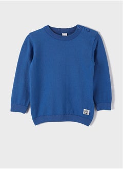 LC WAIKIKI Crew Neck Long Sleeved Baby Boy Sweater  - Image 1