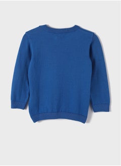 LC WAIKIKI Crew Neck Long Sleeved Baby Boy Sweater  - Image 2