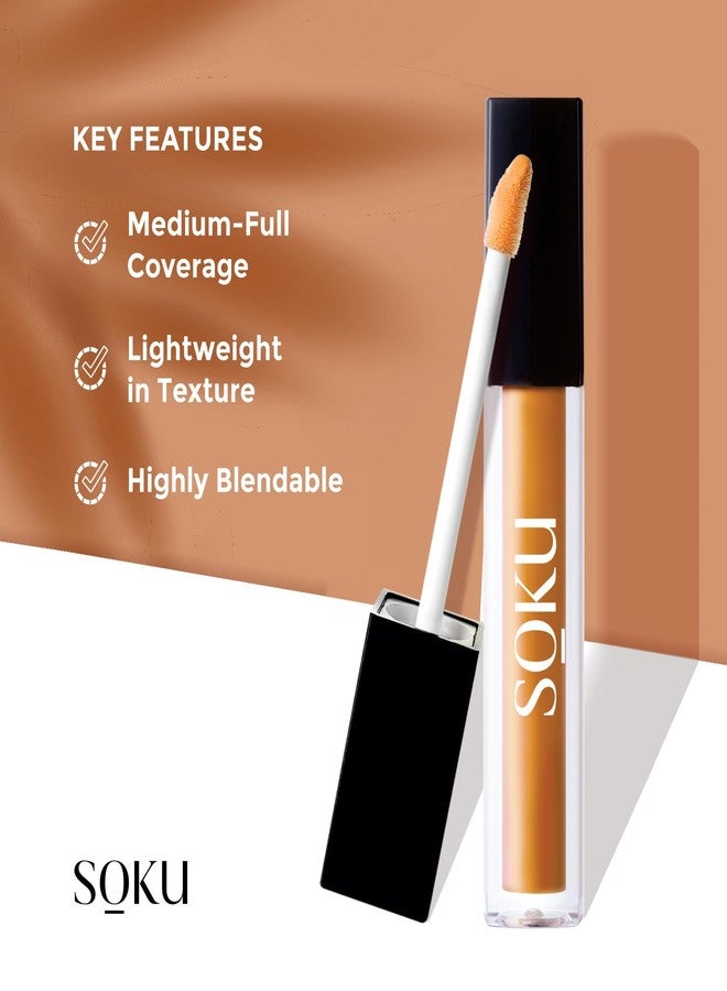 Soku All-Day Flawless Liquid Concealer for Women | Dark Spot Corrector | Concealer for Dark Circles | HD Finish | Long-Lasting | Suitable for All Skin Types & Tones | Shade - Honeyed Sand - 3.5ml - Image 2