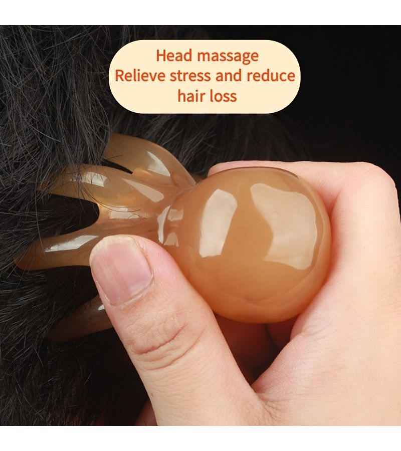 Octopus Comb Massage Claw 1pc Meridian Dredging Tool For Scalp Hand Neck Wide Toothed Comb - Image 5