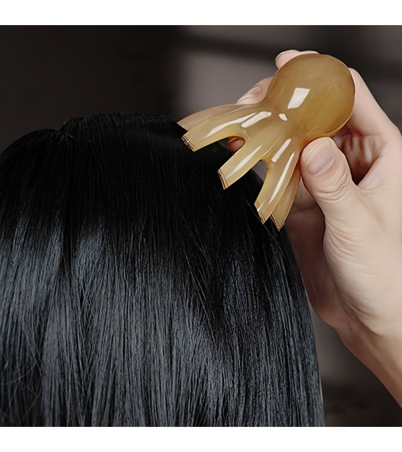 Octopus Comb Massage Claw 1pc Meridian Dredging Tool For Scalp Hand Neck Wide Toothed Comb - Image 2