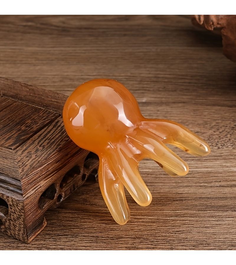 Octopus Comb Massage Claw 1pc Meridian Dredging Tool For Scalp Hand Neck Wide Toothed Comb - Image 1