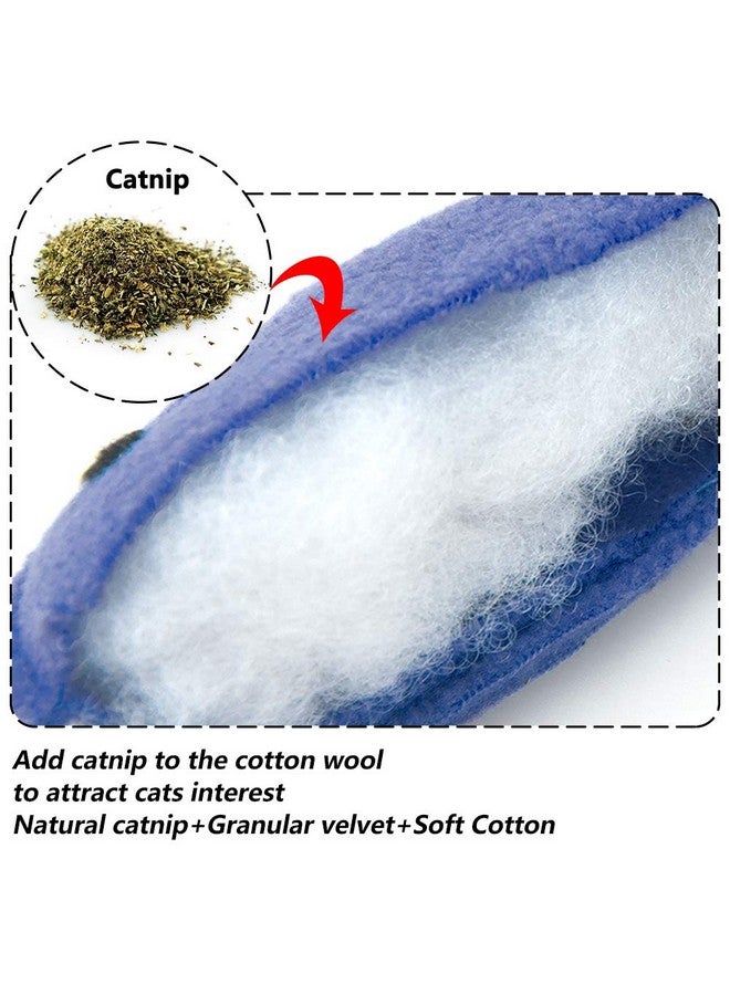AWOOF Catnip Toys for Indoor Cats, 6 Pack Cat Chew Toys Plush Interactive Cat Kicker Toy for Indoor Kitten Exercise for All Breeds - Image 5