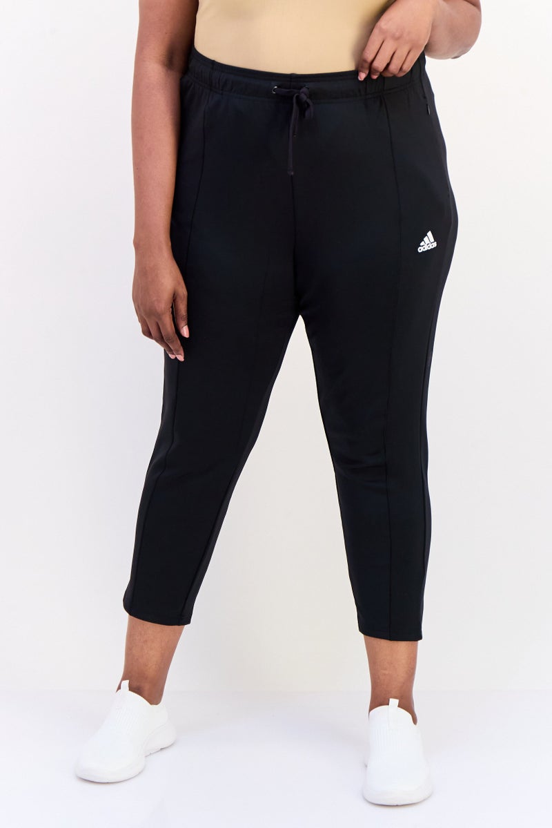 Adidas Women Slim Fit Training Track Pants, Black - Image 1
