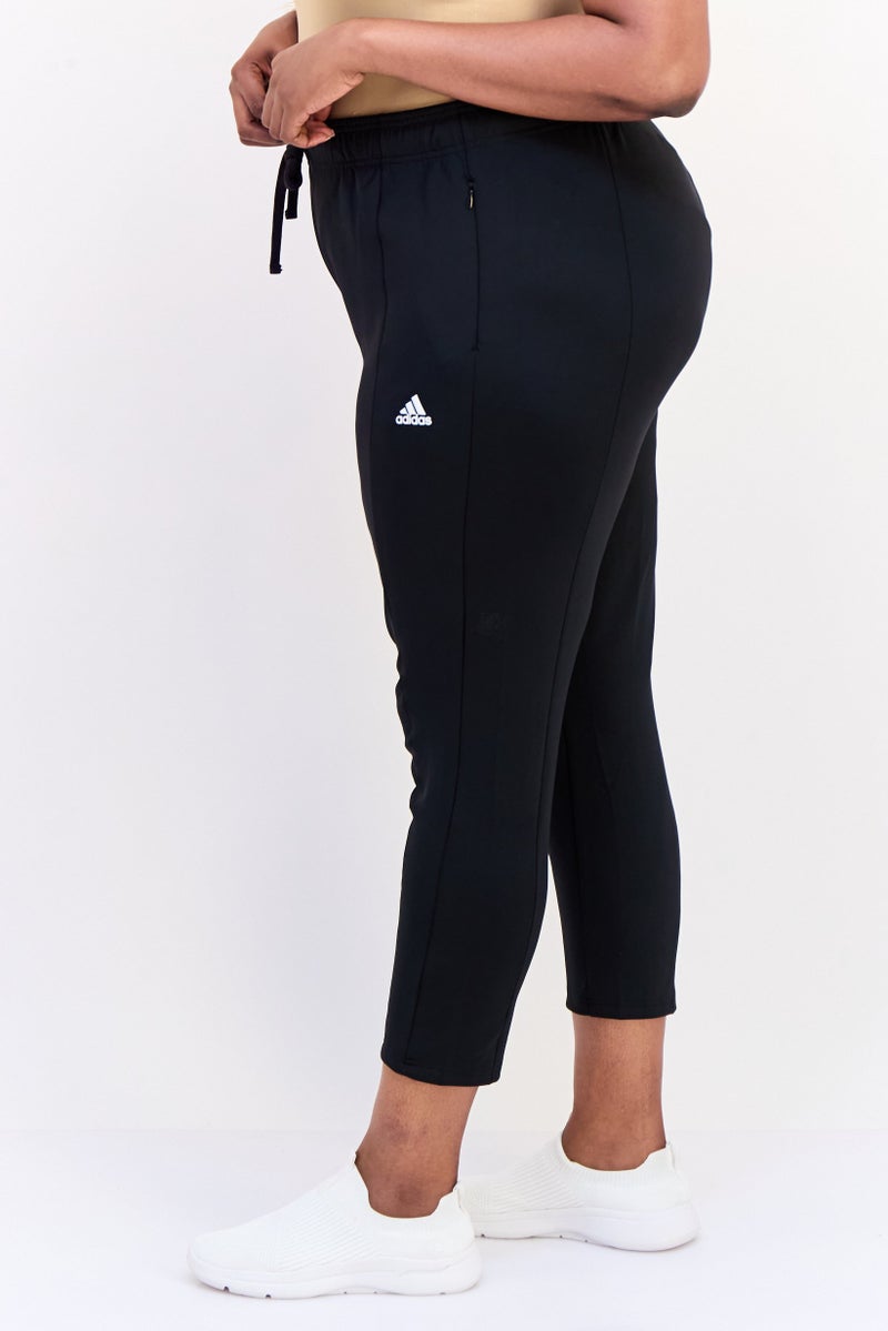 Adidas Women Slim Fit Training Track Pants, Black - Image 3