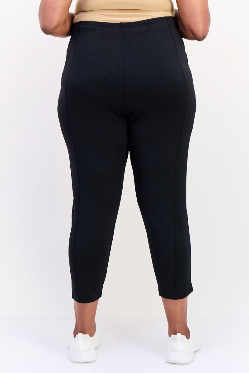 Adidas Women Slim Fit Training Track Pants, Black - Image 5