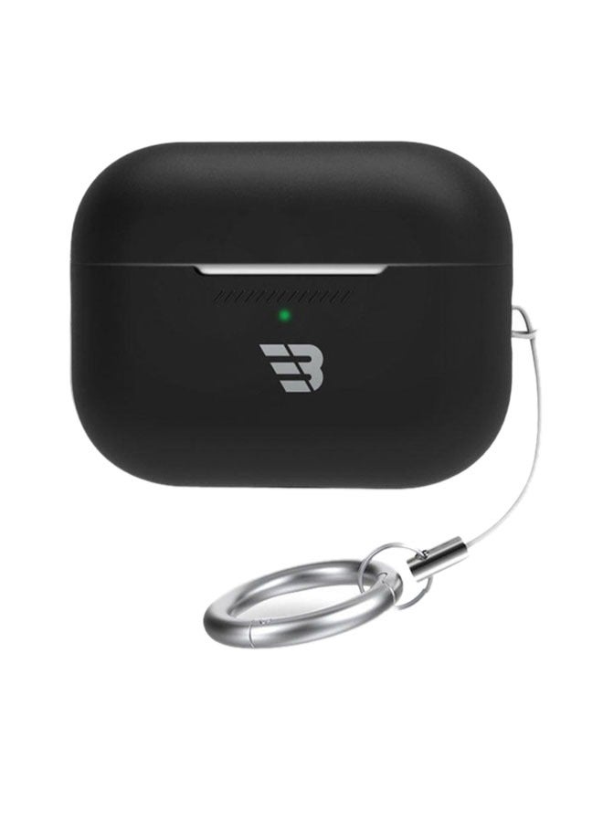 بايكرون حافظة سيليكون لسماعات Airpods Pro الجيل الثاني باللون الأسود - Image 1
