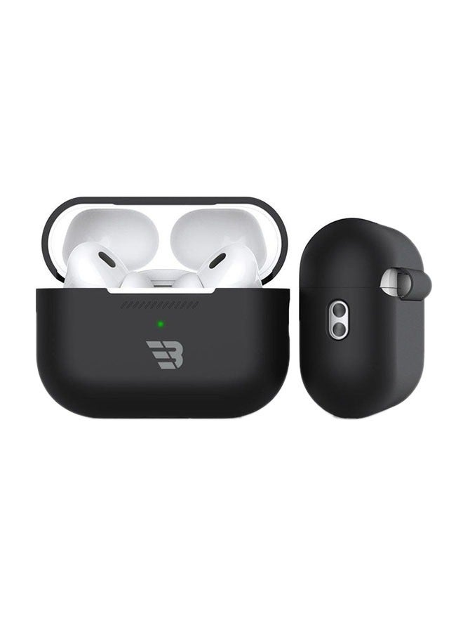 بايكرون حافظة سيليكون لسماعات Airpods Pro الجيل الثاني باللون الأسود - Image 2