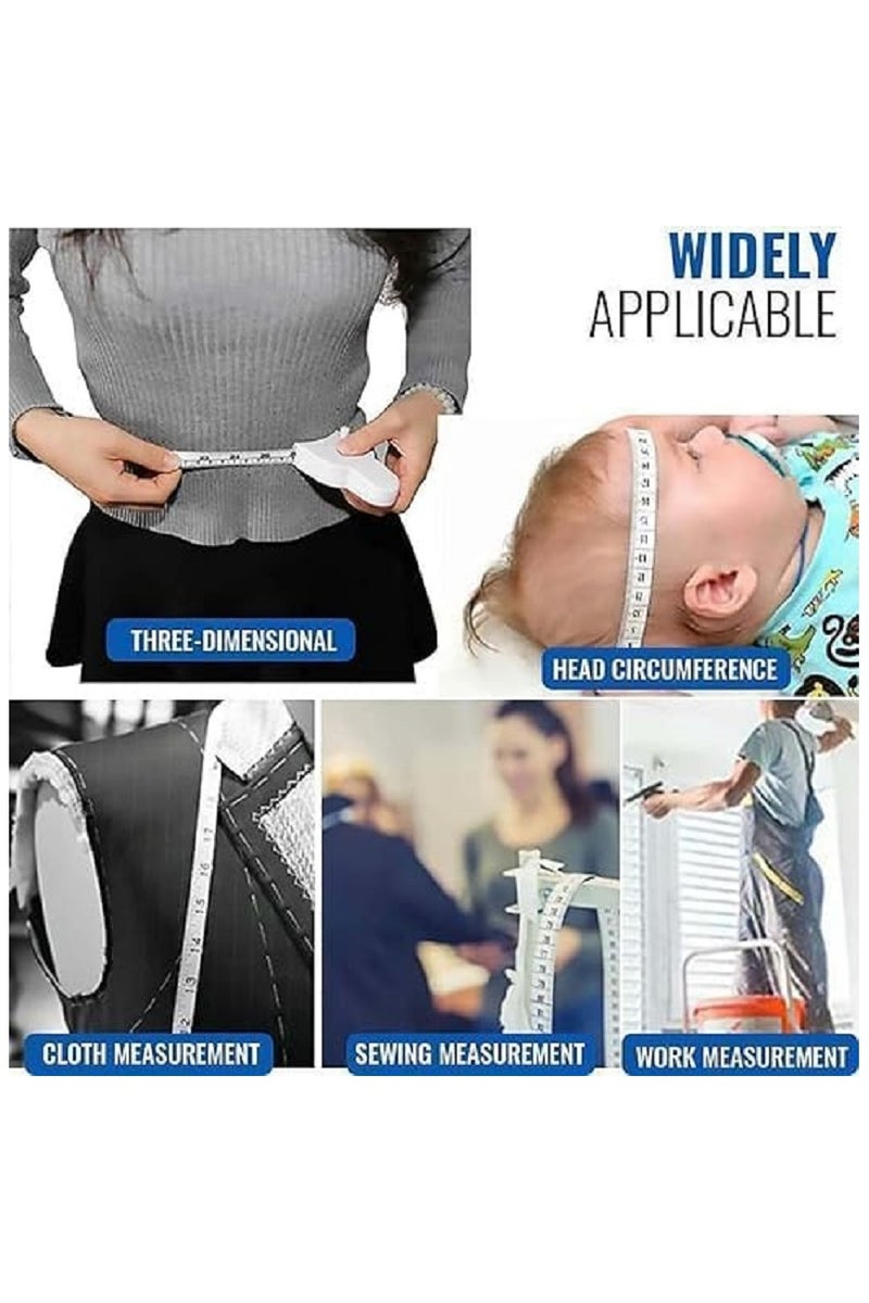 Retractable Body Measurement Tool Automatic Telescopic Fitness Tracker Body Fat Assessment Tape Measure - Image 5
