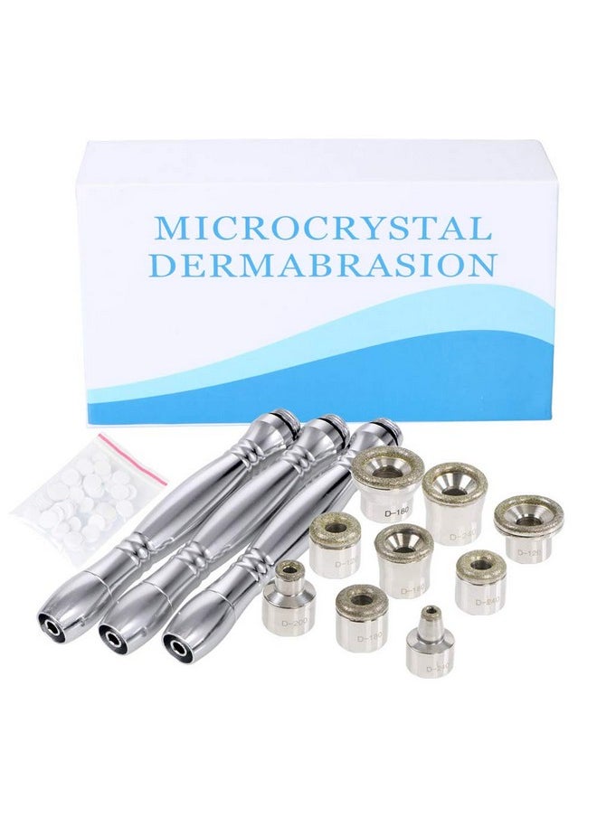 UNOISETION Diamond Microdermabrasion Tips Replacements 3 Wands 9Pcs Dermabrasion Tips Replacement With 50Pcs Cotton Filter For Diamond Dermabrasion Peeling Facial Skin Care (Us)  - Image 1