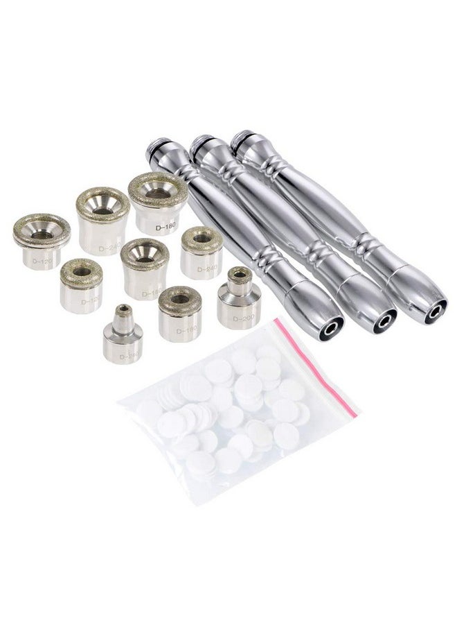 UNOISETION Diamond Microdermabrasion Tips Replacements 3 Wands 9Pcs Dermabrasion Tips Replacement With 50Pcs Cotton Filter For Diamond Dermabrasion Peeling Facial Skin Care (Us)  - Image 3
