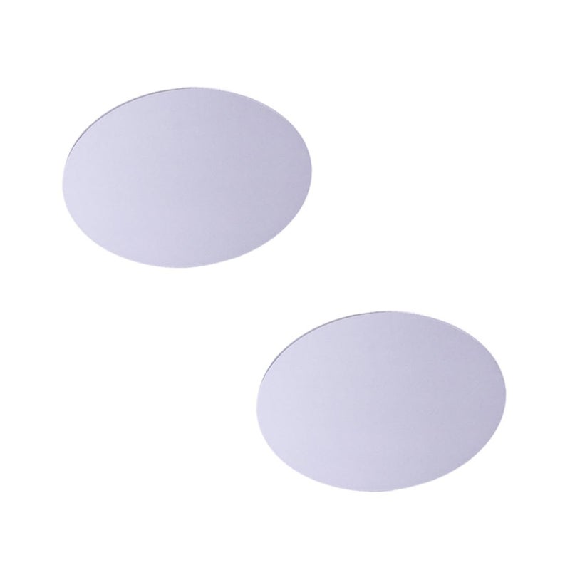 Balacoo 2pcs 18x18x0 2cm Reflective Mirror Prop Backgrounds for Photography Cosmetics Jewelry Food Lightweight - Image 2