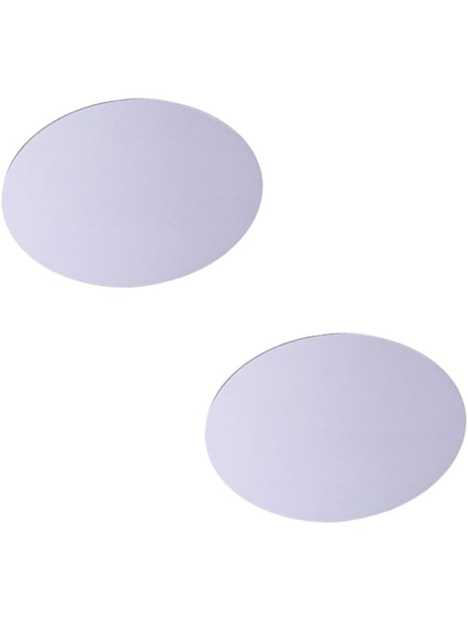 Balacoo 2pcs 18x18x0 2cm Reflective Mirror Prop Backgrounds for Photography Cosmetics Jewelry Food Lightweight - Image 1
