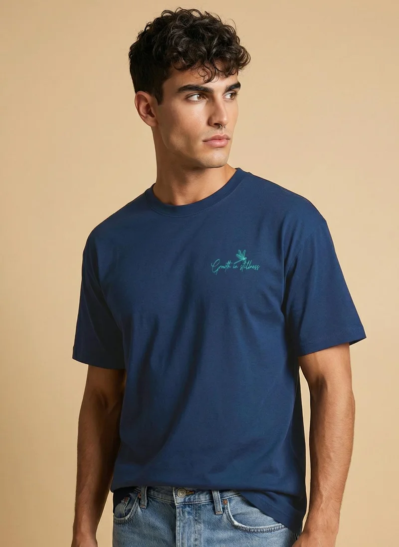 NOBERO NOBERO Men's Premium Oversized Printed T-Shirt