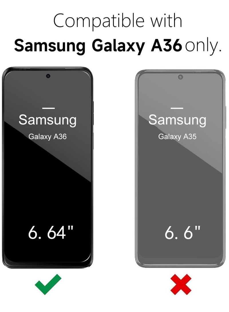 MIGOFAST Samsung Galaxy A36 5G Case Silicone Thin Slim Grip Soft Rubber Gel Protective Phone Case for Women Matte Plain Solid Color Aesthetic Cute Girly Case with Camera Cover Dark Green - Image 4