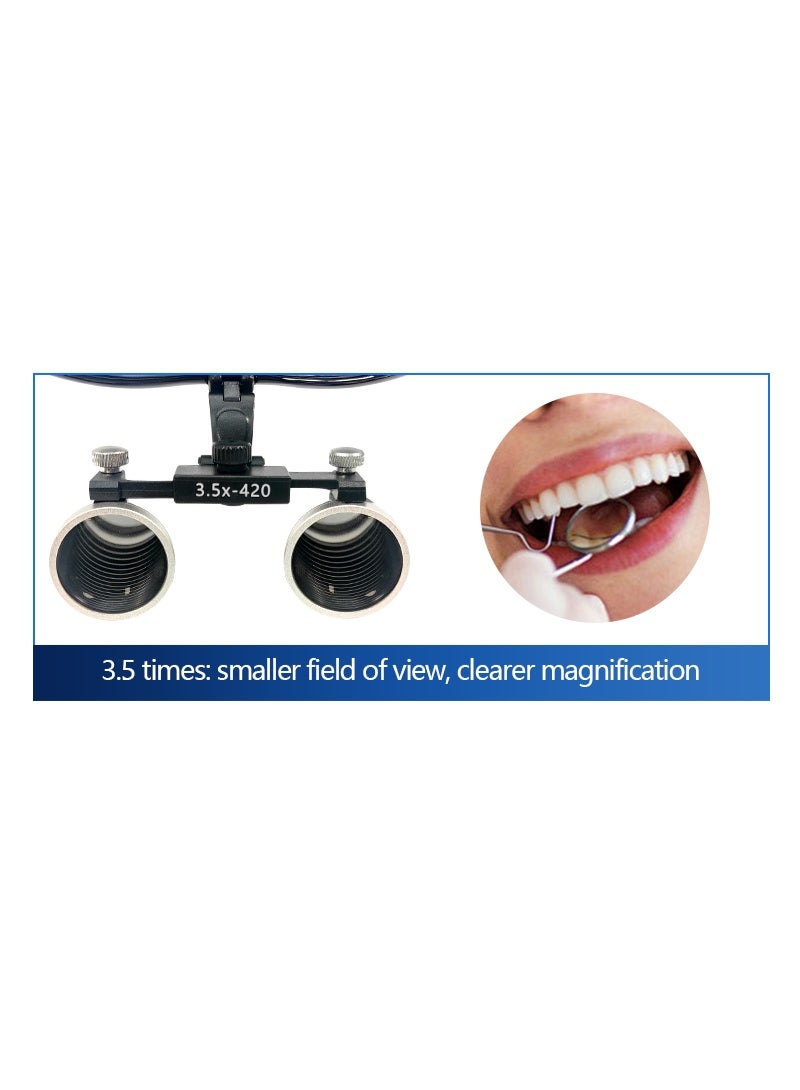 Adjustable Dental Loupe with 3.5x Magnifier - Image 5