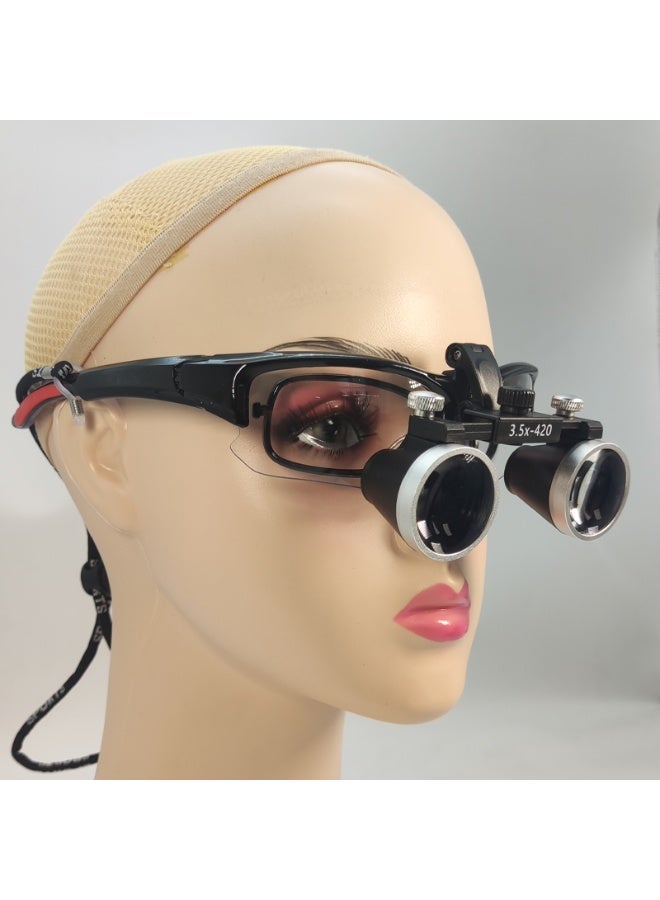 Adjustable Dental Loupe with 3.5x Magnifier - Image 4