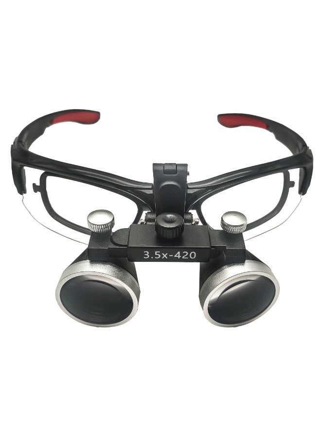Adjustable Dental Loupe with 3.5x Magnifier - Image 1