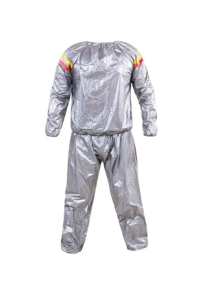 Generic - Heavy Duty Sauna Suit Men Women Weight Loss Exercise Slimming Gym Fitness Workout Anti-Rip Sweat Suit Suit for Women/Men Exercise Weight Loss Gym Fitness Workout - Image 1