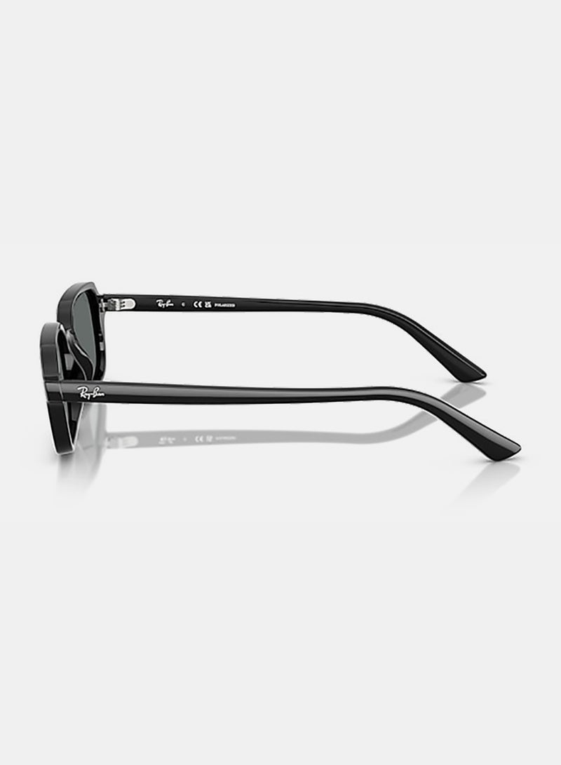 Ray-Ban Men Men Full Rim Rectangular Sunglasses 0RB4455 52 - Image 3