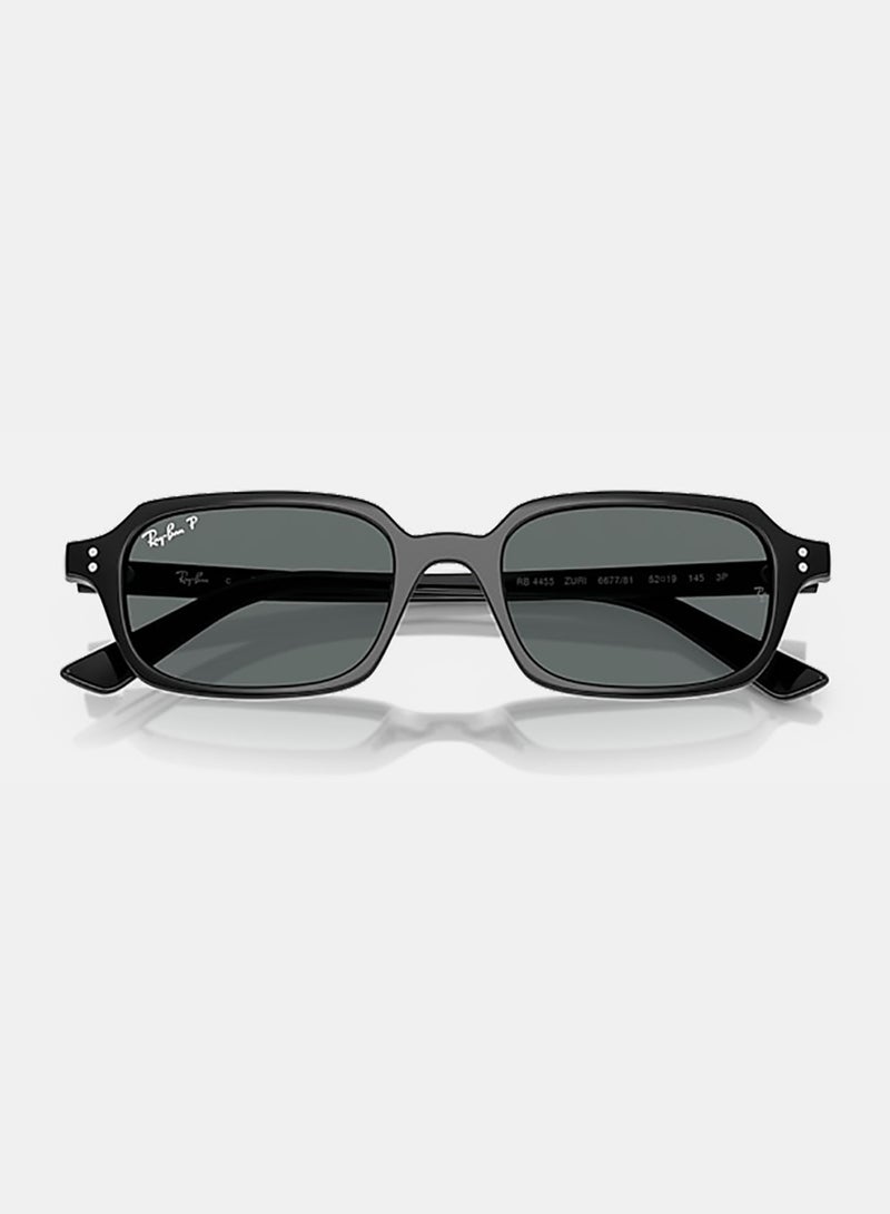 Ray-Ban Men Men Full Rim Rectangular Sunglasses 0RB4455 52 - Image 5