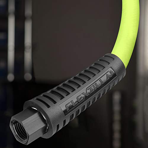 Flexzilla HFZ1405YW2B Whip Air Hose 5 Feet | 1/4” Hose I.D. & 1/2" Fittings | Extreme All Weather Flexibility | Heavy-Duty & Lightweight Construction - Image 3