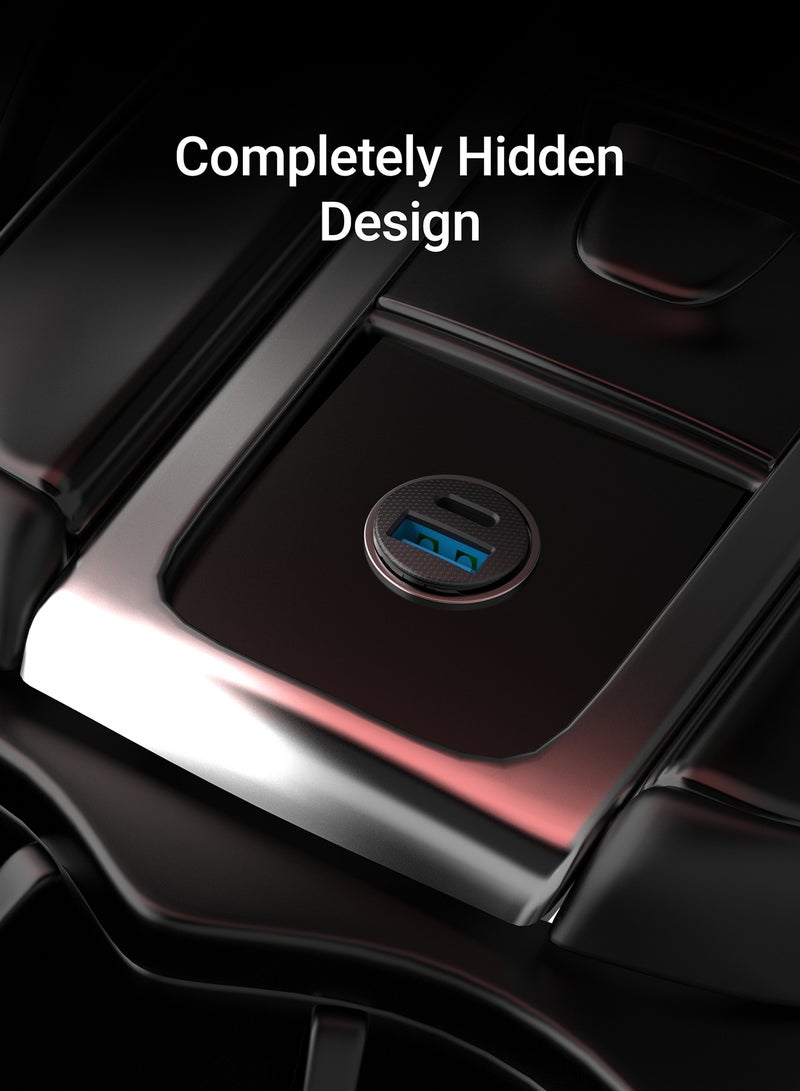 TELUX POWERGO 65W USB-C Fast Car Charger with 1.2M Braided USB-C to USB-C Cable, Dual Port, Compact Car Adapter, Universal Compatibility for Laptop, Tablet & Mobile - Image 5