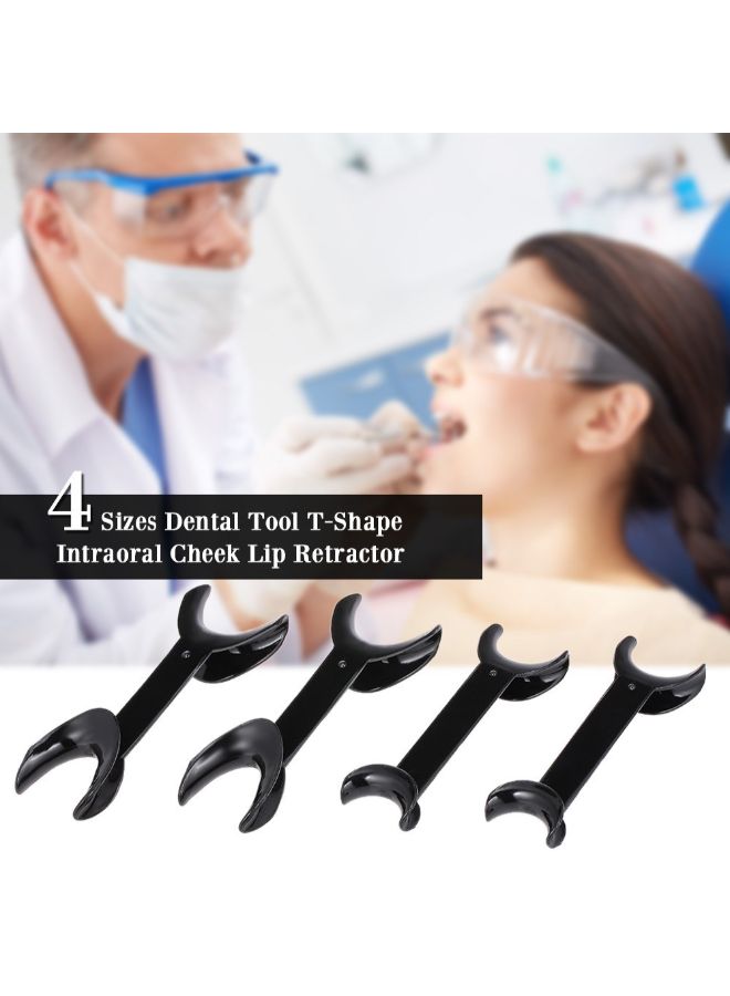 Dental T-Shape Intraoral Cheek Lip Retractor Opener Black - Image 4