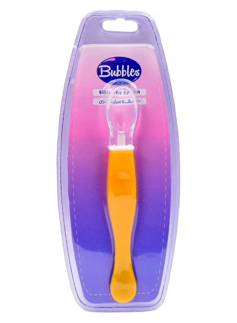 بابلز ملعقة سيليكون من بابلز - اصفر - Image 2