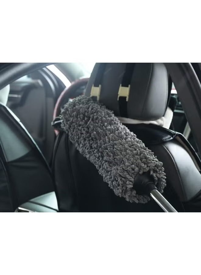 SKY-TOUCH Dust Cleaning Microfiber Soft Car Duster Exterior and Interior Cleaning - Long, Unbreakable, and Retractable Handle - Image 5