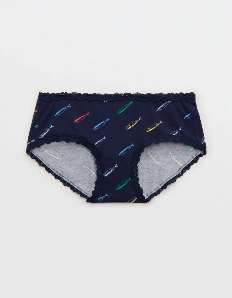 Aerie Superchill Cotton Lace Boybrief Underwear