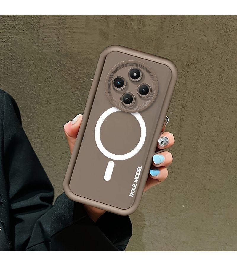 Phone Case Shock Absorbing Anti Slip Lightweight Durable Anti Stain Dirt Resistant Burgundy Compatible With Poco C75 5G - Image 4