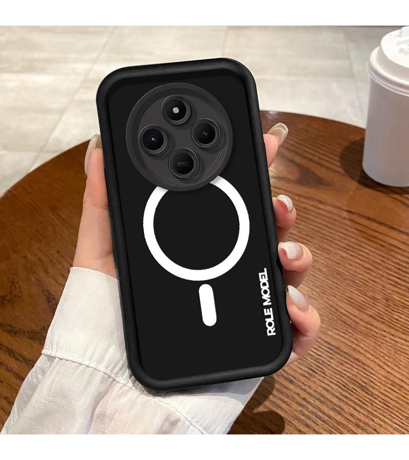 Phone Case Shock Absorbing Anti Slip Lightweight Durable Anti Stain Dirt Resistant Burgundy Compatible With Poco C75 5G - Image 2