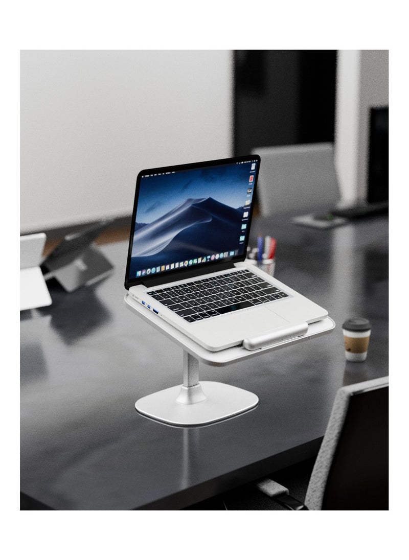Moxedo Moxedo Multi-Functional Laptop Stand for Desk Adjustable Laptop Riser and Book Stand Holder Compatible with MacBook Pro/Air, Dell, Lenovo,HP, Samsung, for Sizes Up to  15” Devices  - Image 5