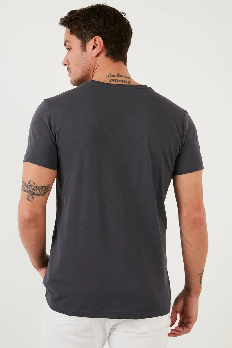Buratti Cotton Slim Fit Crew Neck T Shirt Men's T Shirt 59020001