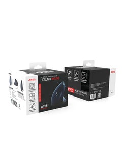 جي ديل ماوس ألعاب لاسلكي مريح W925 لنظامي التشغيل ويندوز وماك، بتصميم مريح، ماوس USB 2.4 جيجاهرتز مع مستقبل USB، بدقة 1000/1200/1600 نقطة في البوصة، أسود  - Image 3