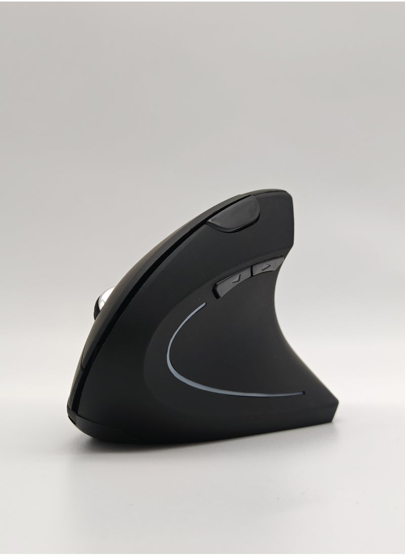 JeDEL - W925 Wireless Ergonomic Gaming Mouse for Windows, Mac, Ergonomic Design, USB 2.4Ghz Mouse with USB Receiver, 1000/1200/1600 DPI, Black - Image 1