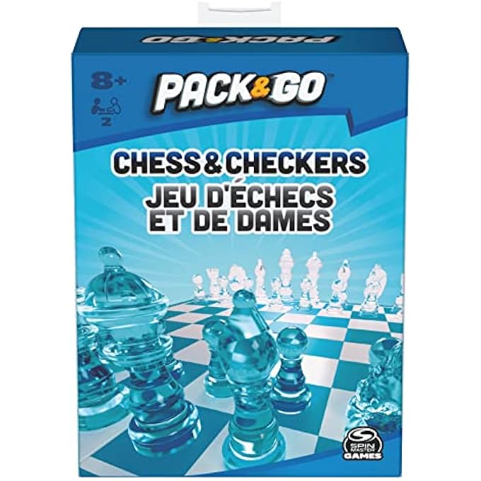 Spin Master Games PackAndGoChessCheckers - Image 5