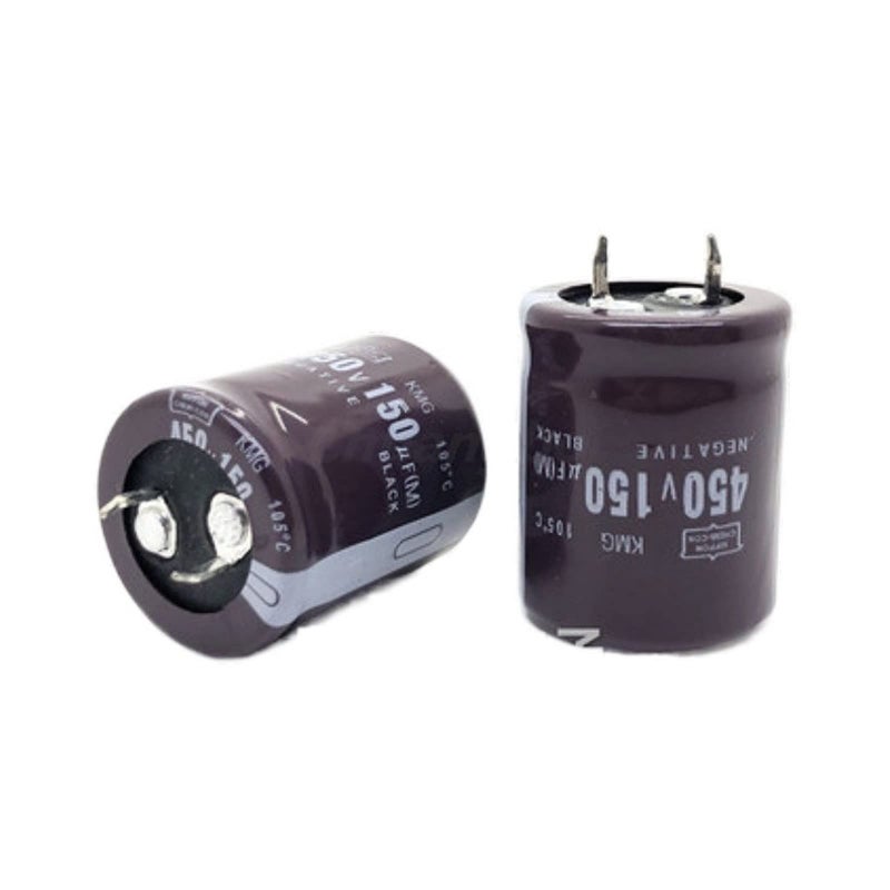 Aluminum Electrolytic Capacitor 150UF 450V 25x30mm Size 5 Pieces Set - Image 3