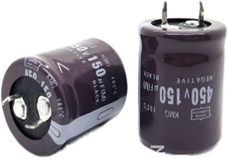 Aluminum Electrolytic Capacitor 150UF 450V 25x30mm Size 5 Pieces Set - Image 1