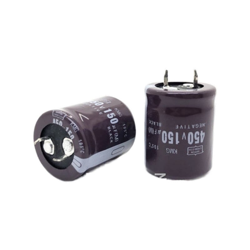 Aluminum Electrolytic Capacitor 150UF 450V 25x30mm Size 5 Pieces Set - Image 4